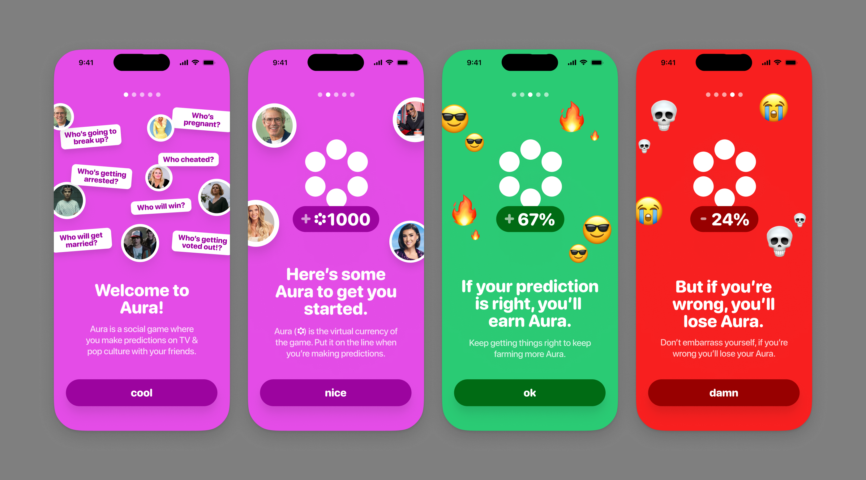 Aura Onboarding Flow, 2025.